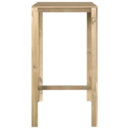 Barový Stůl 60 X 60 X 110 Cm Impregnovaná Borovice