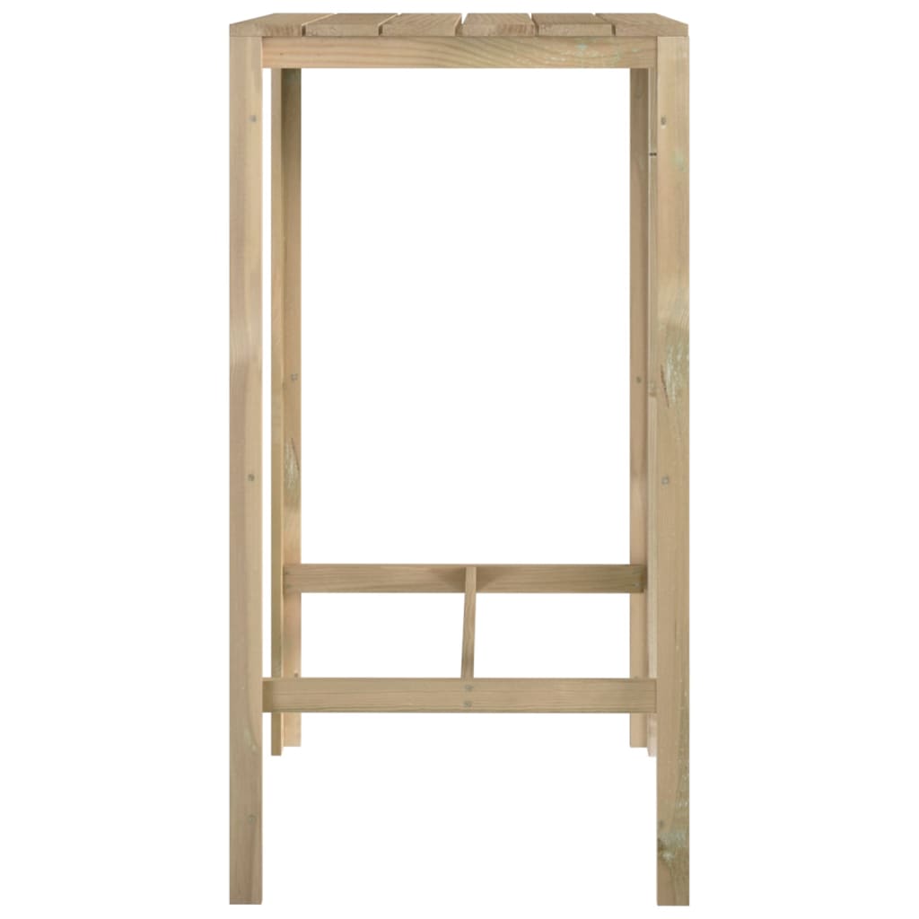 Barový Stůl 60 X 60 X 110 Cm Impregnovaná Borovice