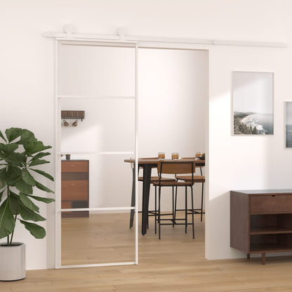 Posuvné Dveře Esg Sklo A Hliník 102,5 X 205 Cm Bílé Bílá
