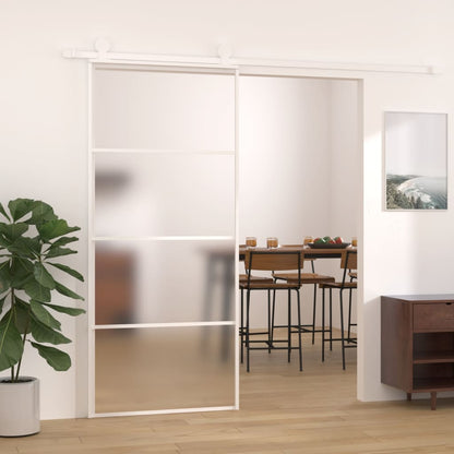Posuvné Dveře Esg Sklo A Hliník 102,5 X 205 Cm Bílé Bílá