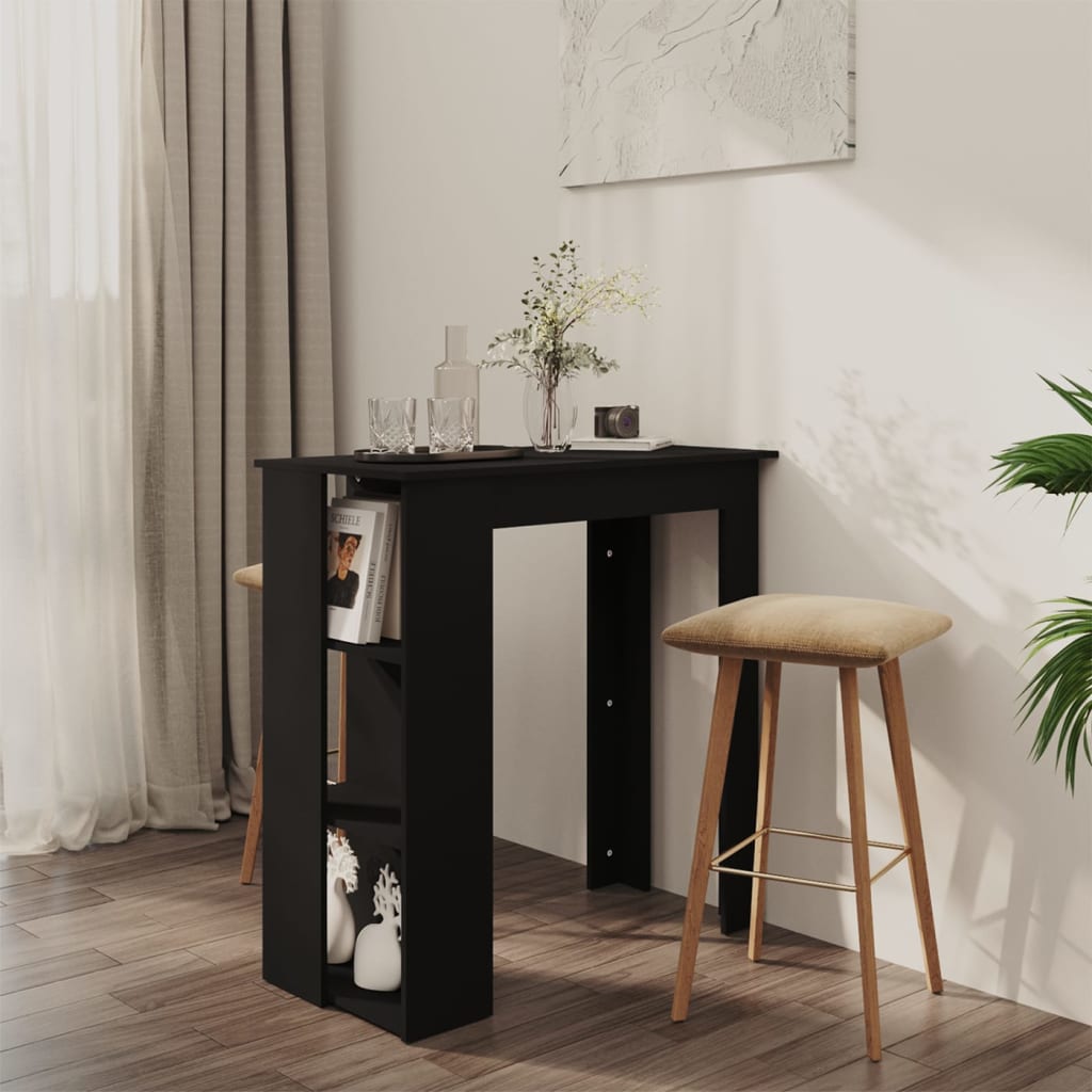 Barový Stůl S Regálem 102 X 50 X 103,5 Cm Kompozit