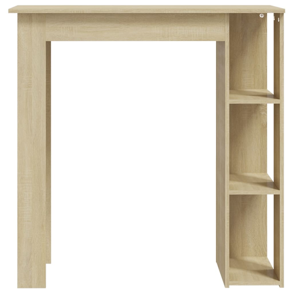 Barový Stůl S Regálem 102 X 50 X 103,5 Cm Kompozit