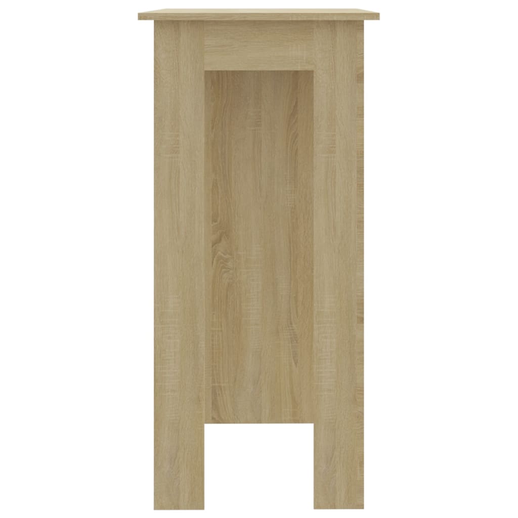 Barový Stůl S Regálem 102 X 50 X 103,5 Cm Kompozit