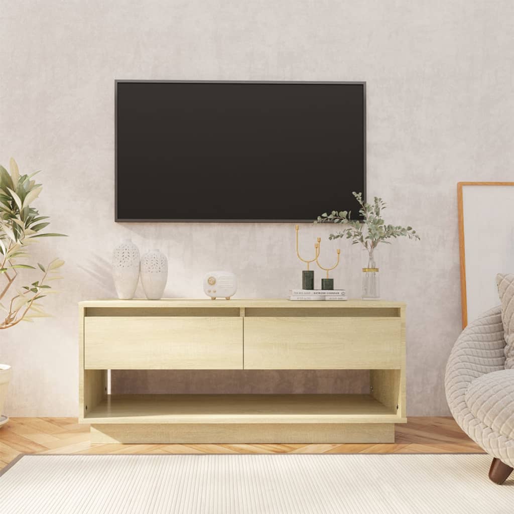 Tv Skříňka 102 X 41 X 44 Cm Kompozitní Dřevo