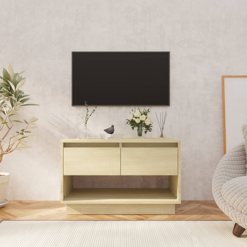 Tv Skříňka Šedá Sonoma 70 X 41 X 44 Cm Kompozitní Dřevo