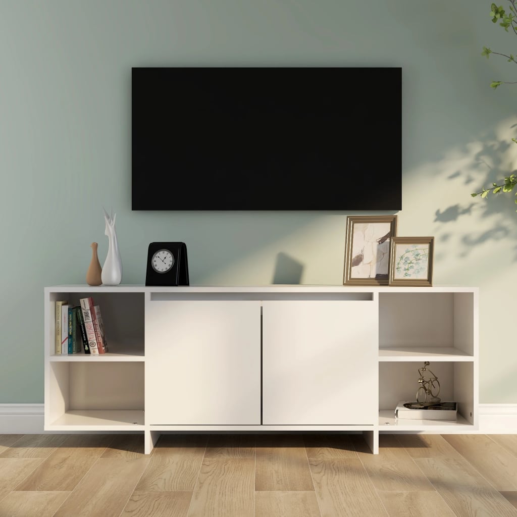 Tv Stolek Šedý Sonoma 130 X 35 X 50 Cm Dřevotříska