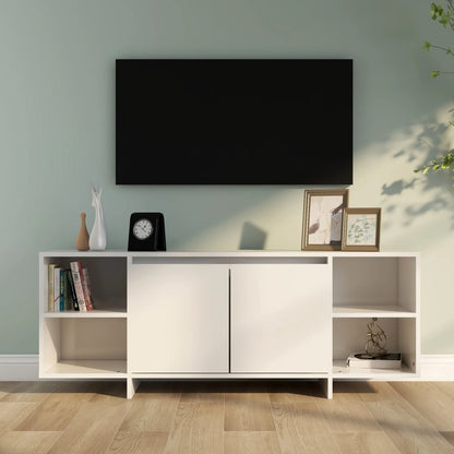 Tv Stolek Šedý Sonoma 130 X 35 X 50 Cm Dřevotříska