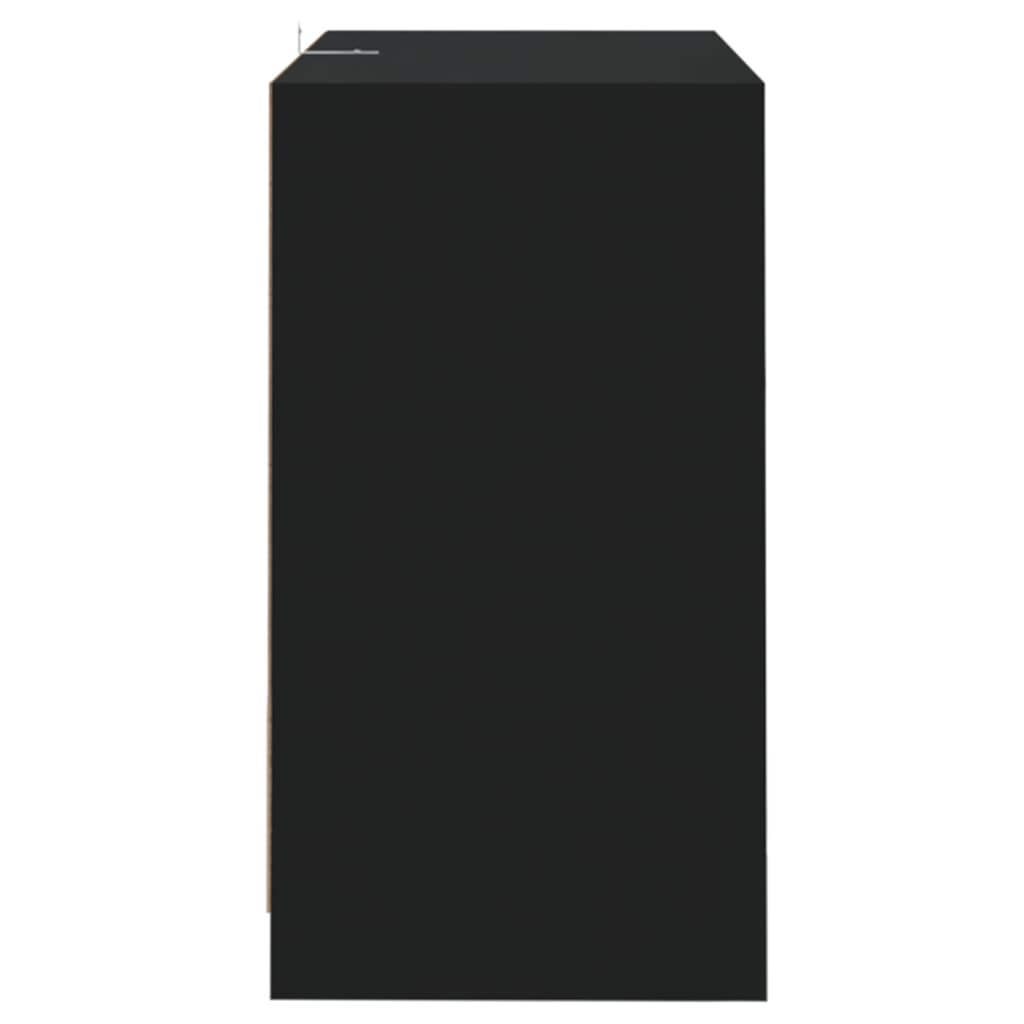 Příborník Černý 70X41X75 Cm Kompozitní Dřevo