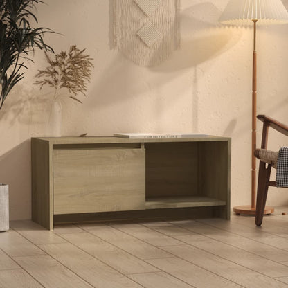 Tv Skříňka Betonově Šedá 90 X 35 X 40 Cm Kompozitní Dřevo
