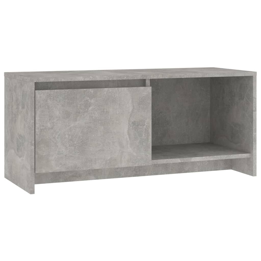 Tv Skříňka Betonově Šedá 90 X 35 X 40 Cm Kompozitní Dřevo