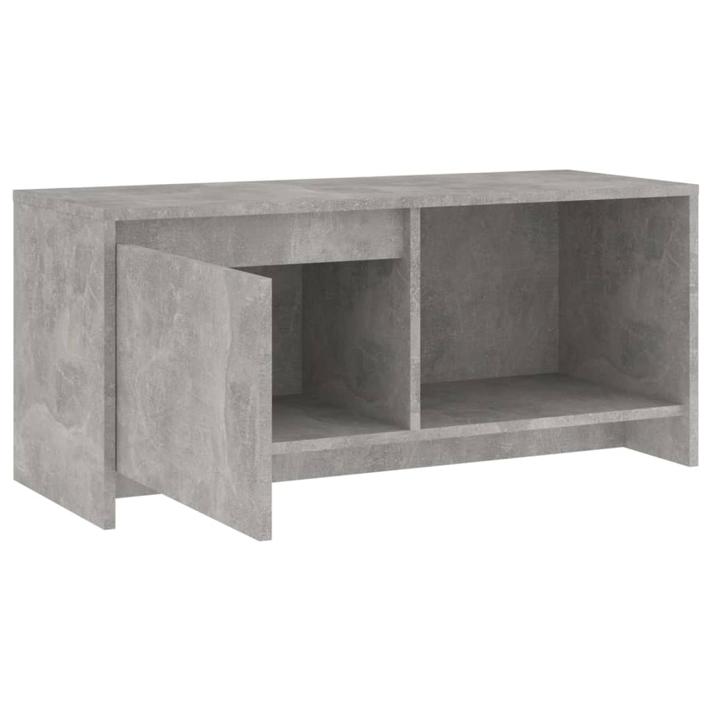 Tv Skříňka Betonově Šedá 90 X 35 X 40 Cm Kompozitní Dřevo