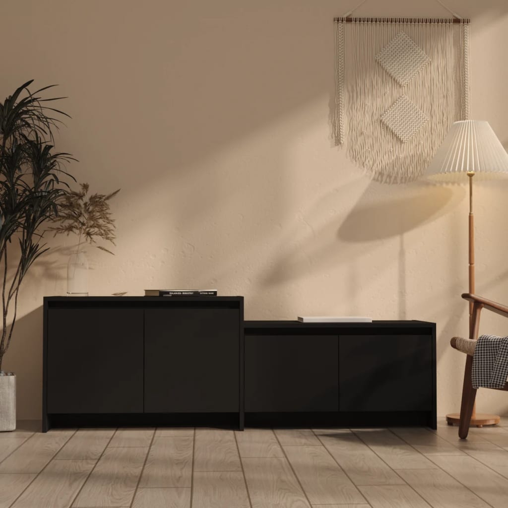 Tv Skříňka 146,5 X 35 X 50 Cm Kompozitní Dřevo