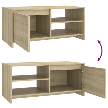 Konferenční Stolek Dub Sonoma 102 X 50 X 45 Cm Kompozitní Dřevo