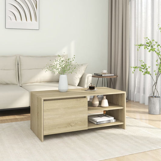 Konferenční Stolek Dub Sonoma 102 X 50 X 45 Cm Kompozitní Dřevo