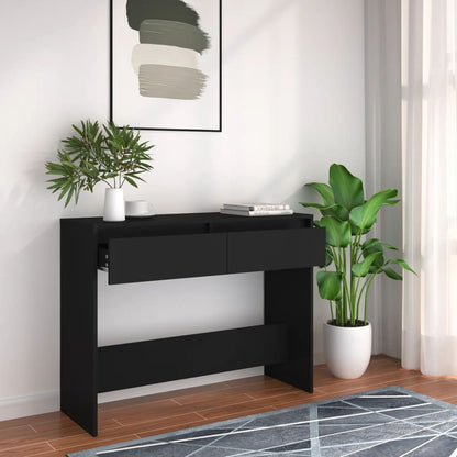 Konzolový Stolek Betonově Šedý 100X35X76,5 Cm Kompozitní Dřevo