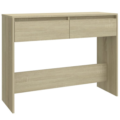 Konzolový Stolek Dub Sonoma 100 X 35 X 76,5 Cm Kompozitní Dřevo