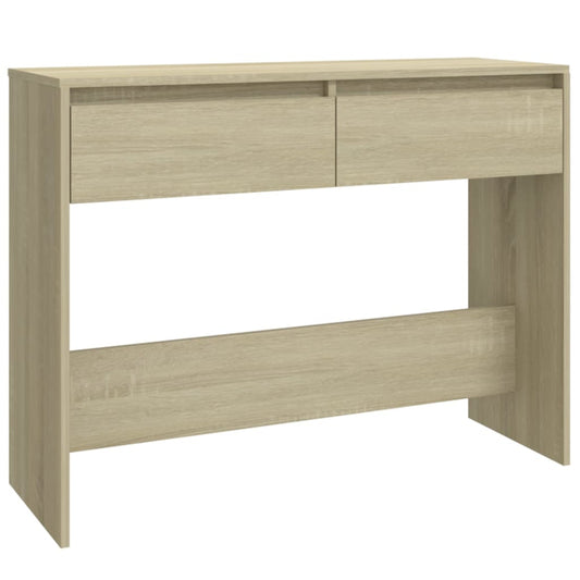 Konzolový Stolek Dub Sonoma 100 X 35 X 76,5 Cm Kompozitní Dřevo