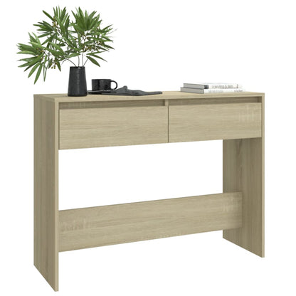Konzolový Stolek Dub Sonoma 100 X 35 X 76,5 Cm Kompozitní Dřevo