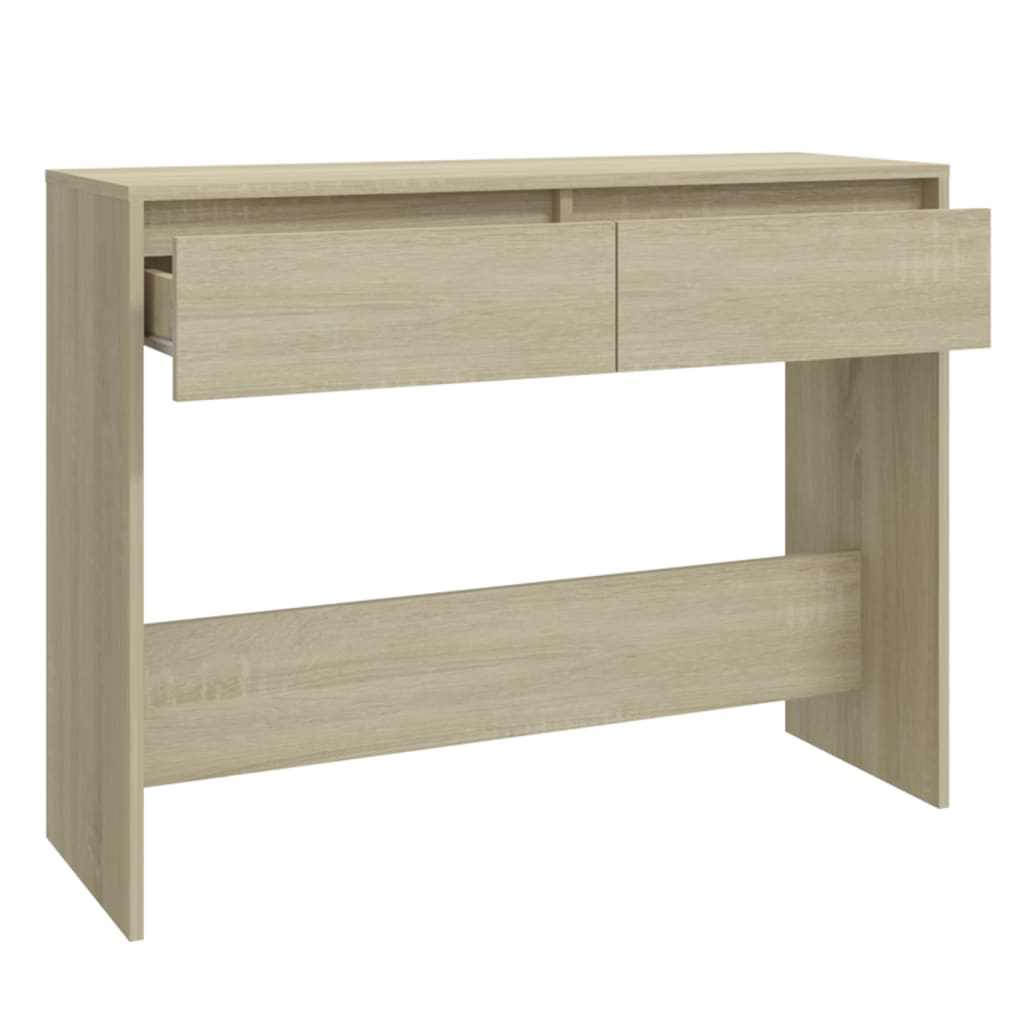 Konzolový Stolek Dub Sonoma 100 X 35 X 76,5 Cm Kompozitní Dřevo
