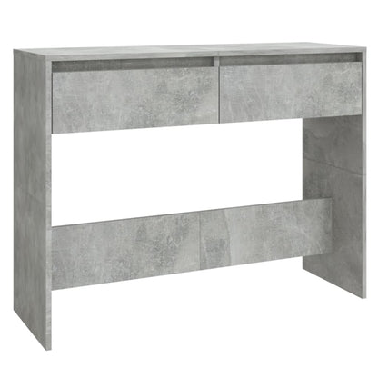 Konzolový Stolek Betonově Šedý 100X35X76,5 Cm Kompozitní Dřevo