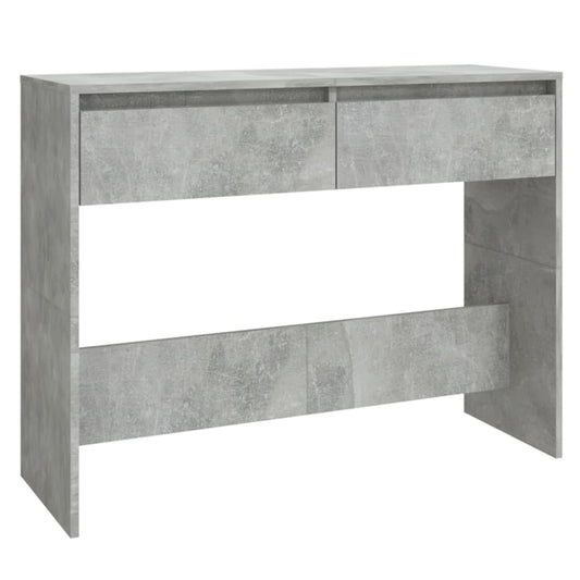 Konzolový Stolek Betonově Šedý 100X35X76,5 Cm Kompozitní Dřevo