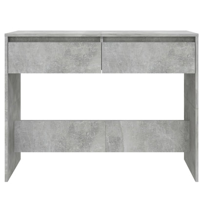 Konzolový Stolek Betonově Šedý 100X35X76,5 Cm Kompozitní Dřevo