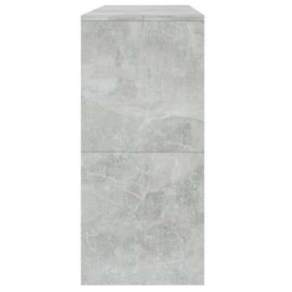 Konzolový Stolek Betonově Šedý 100X35X76,5 Cm Kompozitní Dřevo