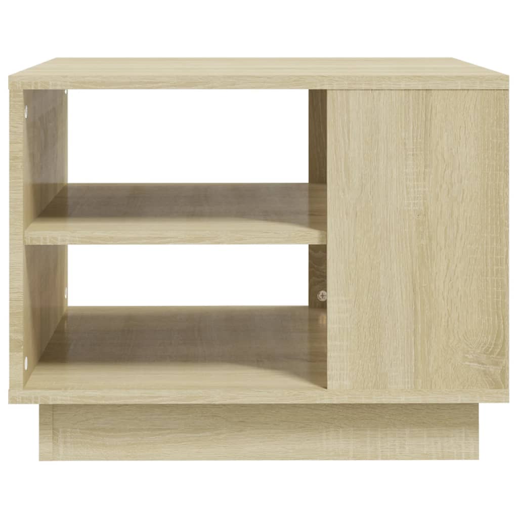 Konferenční Stolek Dub Sonoma 55 X 55 X 43 Cm Kompozitní Dřevo