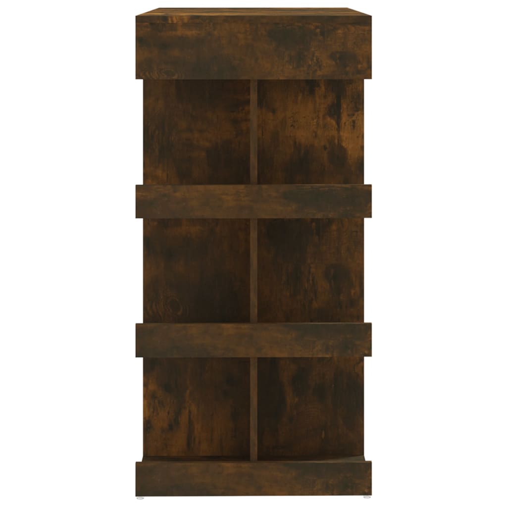 Barový Stůl S Úložným Regálem 100 X 50 X 101,5 Cm