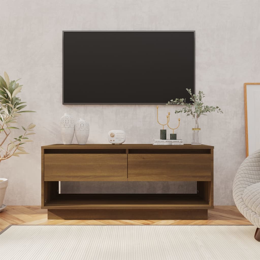 Tv Skříňka 102 X 41 X 44 Cm Kompozitní Dřevo