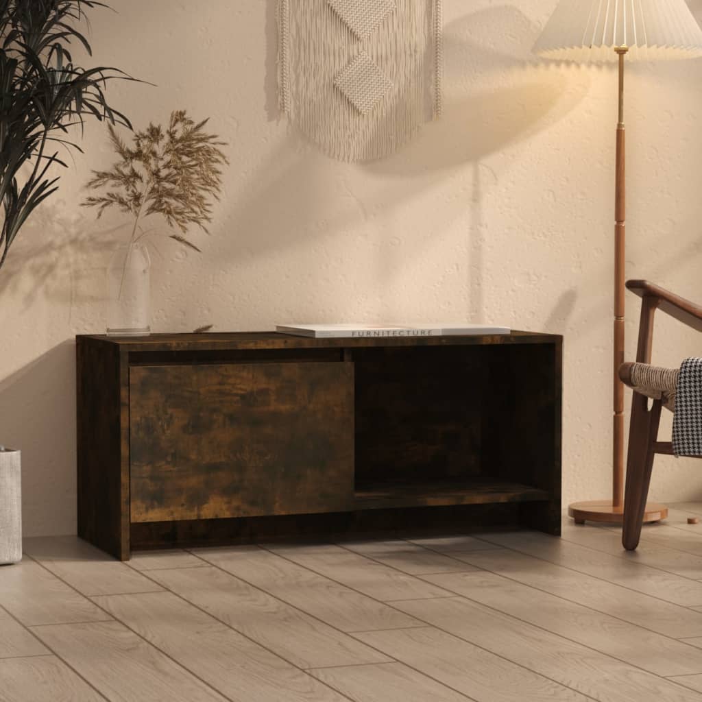 Tv Skříňka Betonově Šedá 90 X 35 X 40 Cm Kompozitní Dřevo