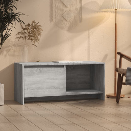 Tv Skříňka Betonově Šedá 90 X 35 X 40 Cm Kompozitní Dřevo