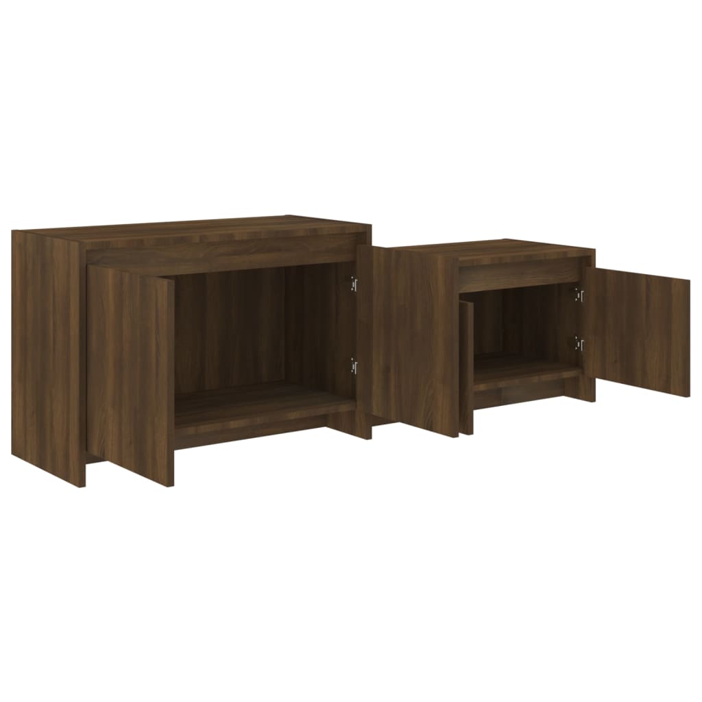 Tv Skříňka 146,5 X 35 X 50 Cm Kompozitní Dřevo