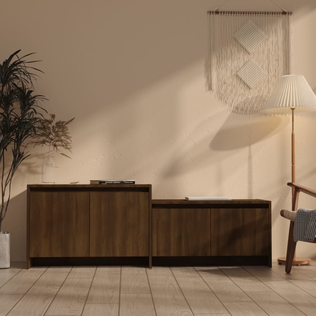 Tv Skříňka 146,5 X 35 X 50 Cm Kompozitní Dřevo