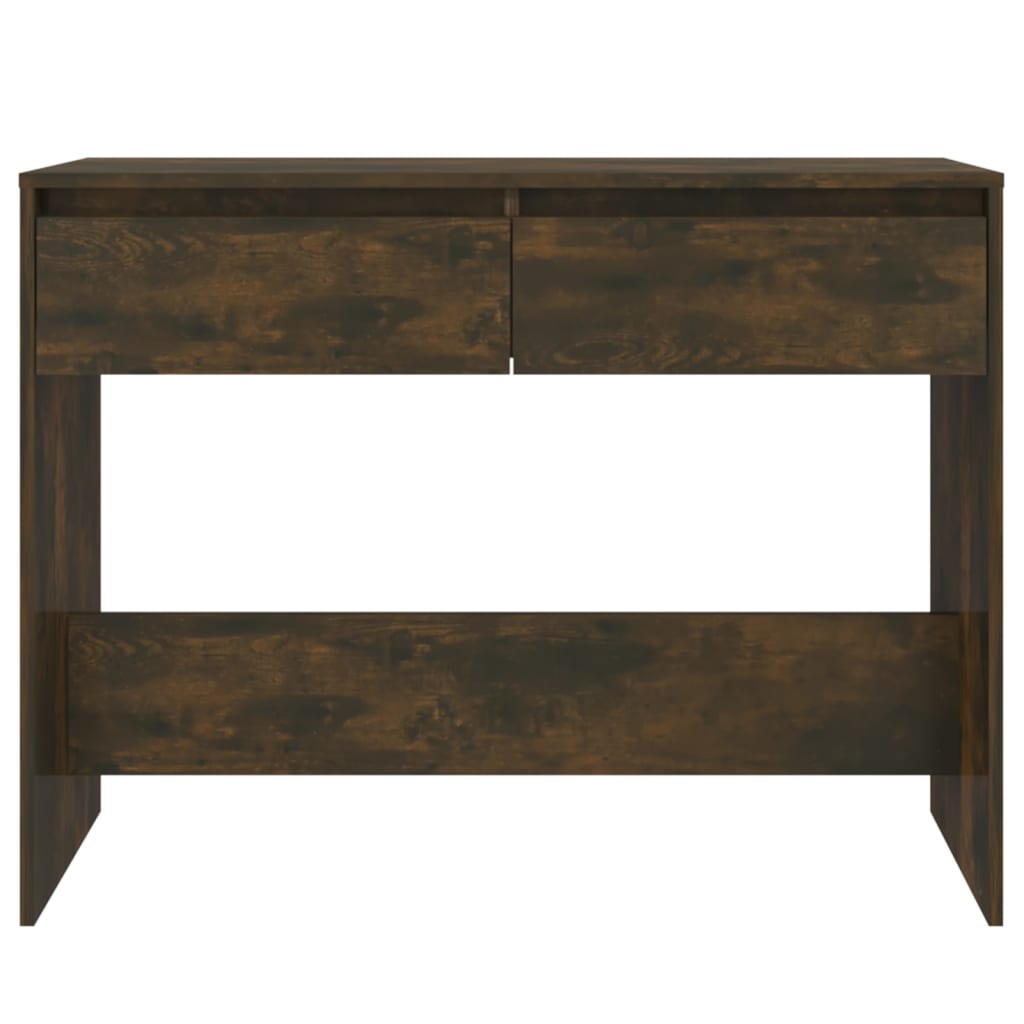 Konzolový Stolek Kouřový Dub 100X35X76,5 Cm Kompozitní Dřevo