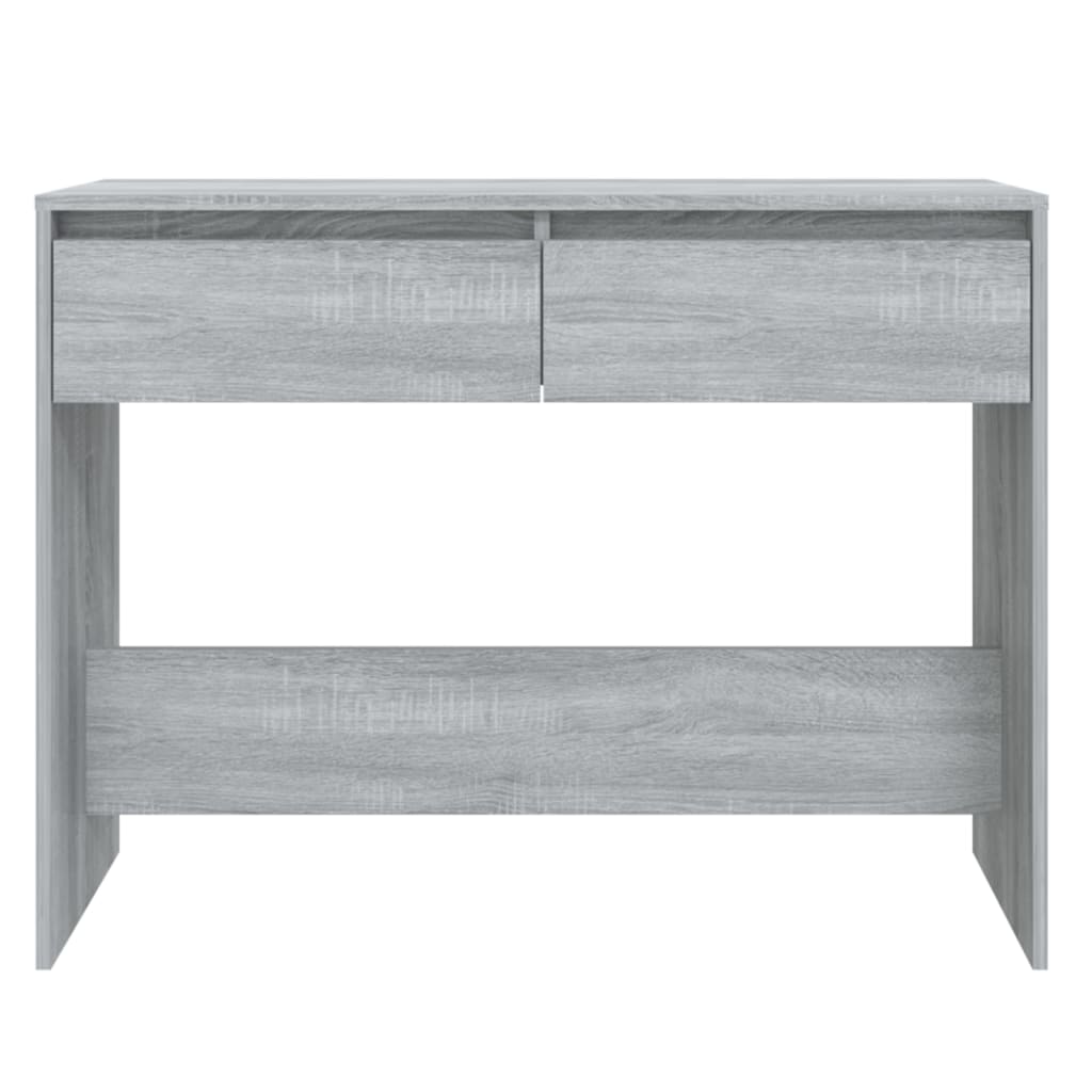 Konzolový Stolek Šedý Sonoma 100X35X76,5 Cm Kompozitní Dřevo