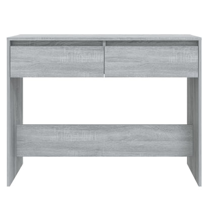 Konzolový Stolek Šedý Sonoma 100X35X76,5 Cm Kompozitní Dřevo