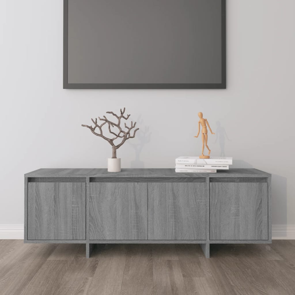 Tv Skříňka Šedá Sonoma 120 X 30 X 40,5 Cm Dřevotříska