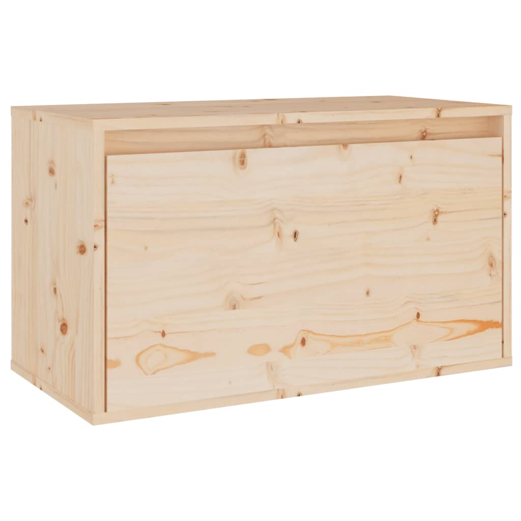 Nástěnná Skříňka 60 X 30 X 35 Cm Masivní Borové Dřevo