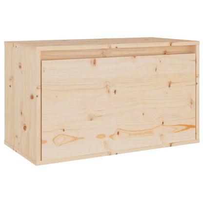 Nástěnná Skříňka 60 X 30 X 35 Cm Masivní Borové Dřevo