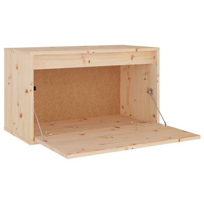 Nástěnná Skříňka 60 X 30 X 35 Cm Masivní Borové Dřevo