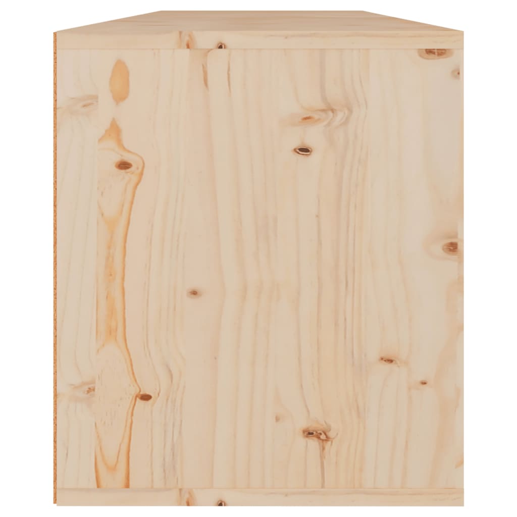 Nástěnné Skříňky 2 Ks 60 X 30 X 35 Cm Masivní Borové Dřevo