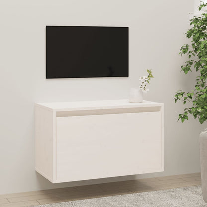 Nástěnná Skříňka 60 X 30 X 35 Cm Masivní Borové Dřevo