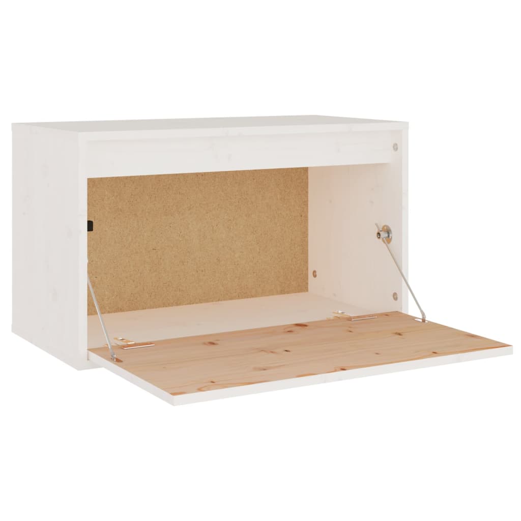 Nástěnná Skříňka 60 X 30 X 35 Cm Masivní Borové Dřevo