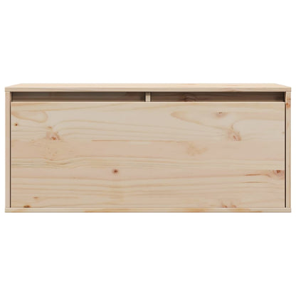 Nástěnná Skříňka 80 X 30 X 35 Cm Masivní Borové Dřevo