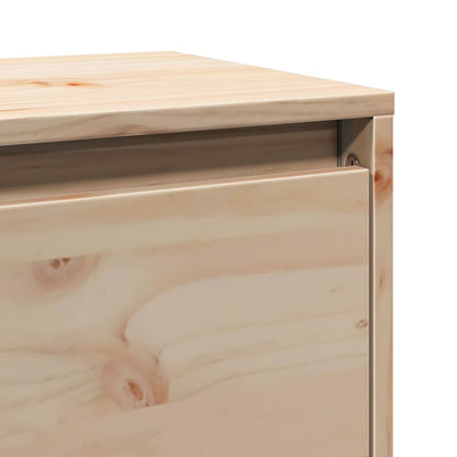 Nástěnné Skříňky 2 Ks 80 X 30 X 35 Cm Masivní Borové Dřevo