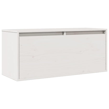 Nástěnná Skříňka 80 X 30 X 35 Cm Masivní Borové Dřevo