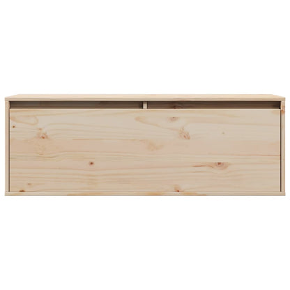 Nástěnná Skříňka 100 X 30 X 35 Cm Masivní Borové Dřevo
