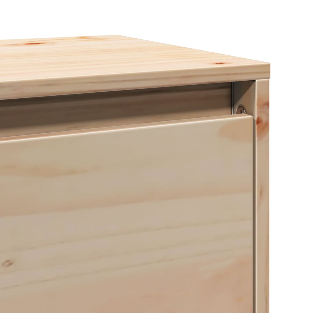Nástěnná Skříňka 100 X 30 X 35 Cm Masivní Borové Dřevo