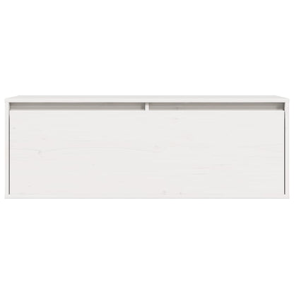 Nástěnná Skříňka 100 X 30 X 35 Cm Masivní Borové Dřevo